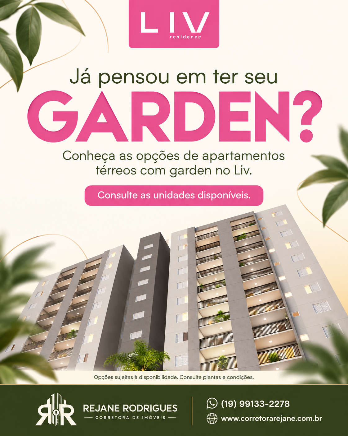 Liv Residence — Apartamento à venda em Alto de Pinheiros, Paulínia-SP